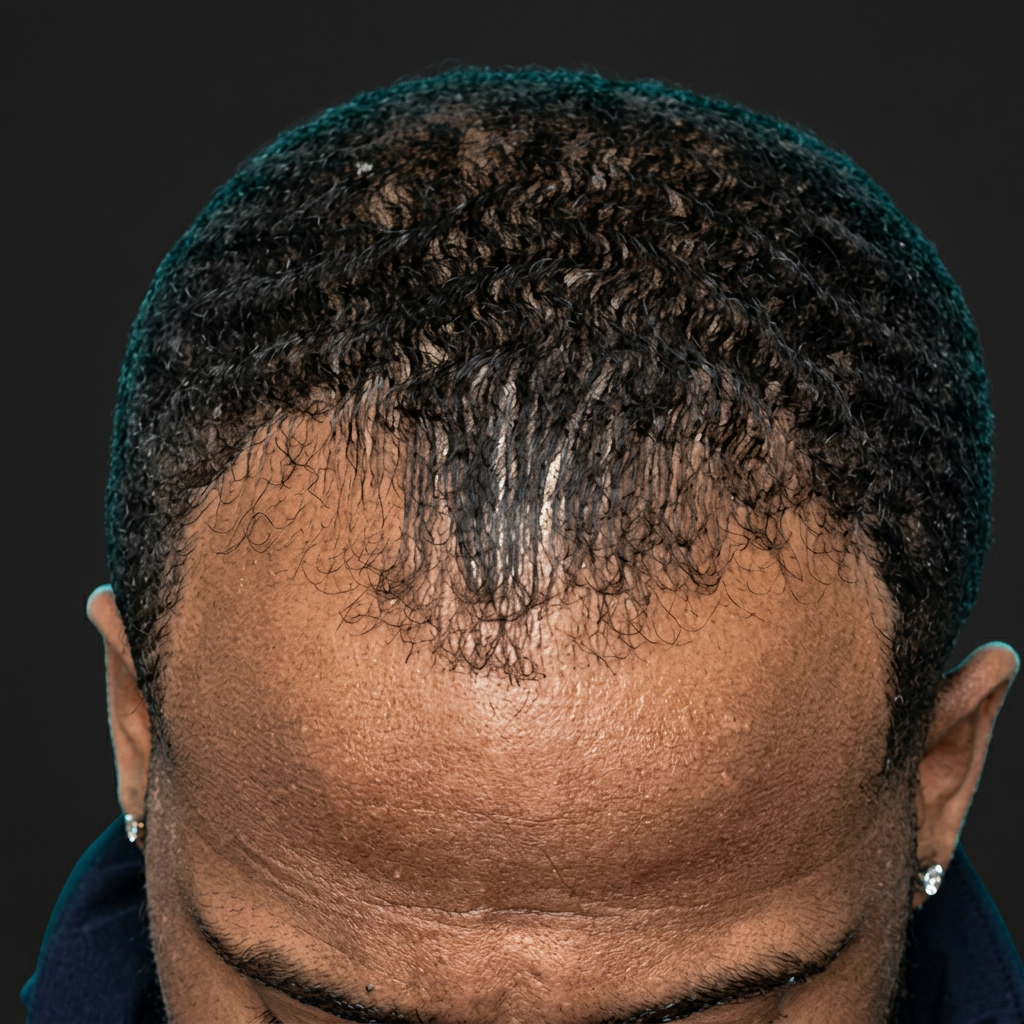 Hairline Restoration before treatment