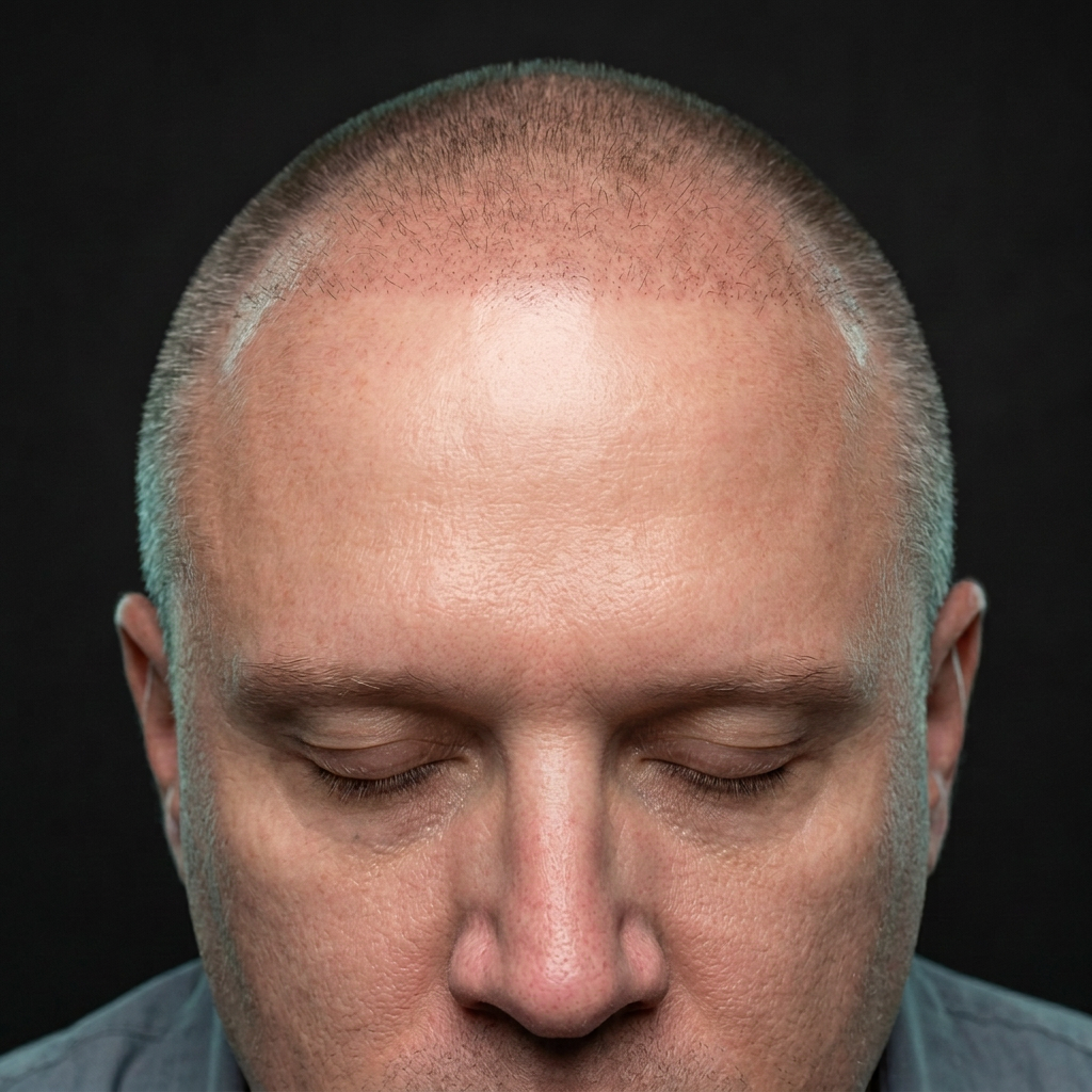 Frontal Hair Restoration before treatment