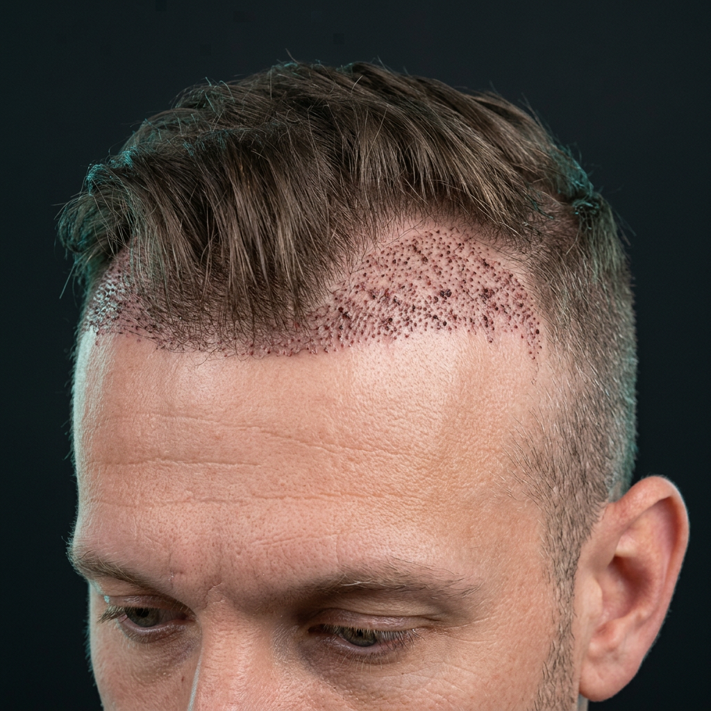 Hairline Restoration before treatment