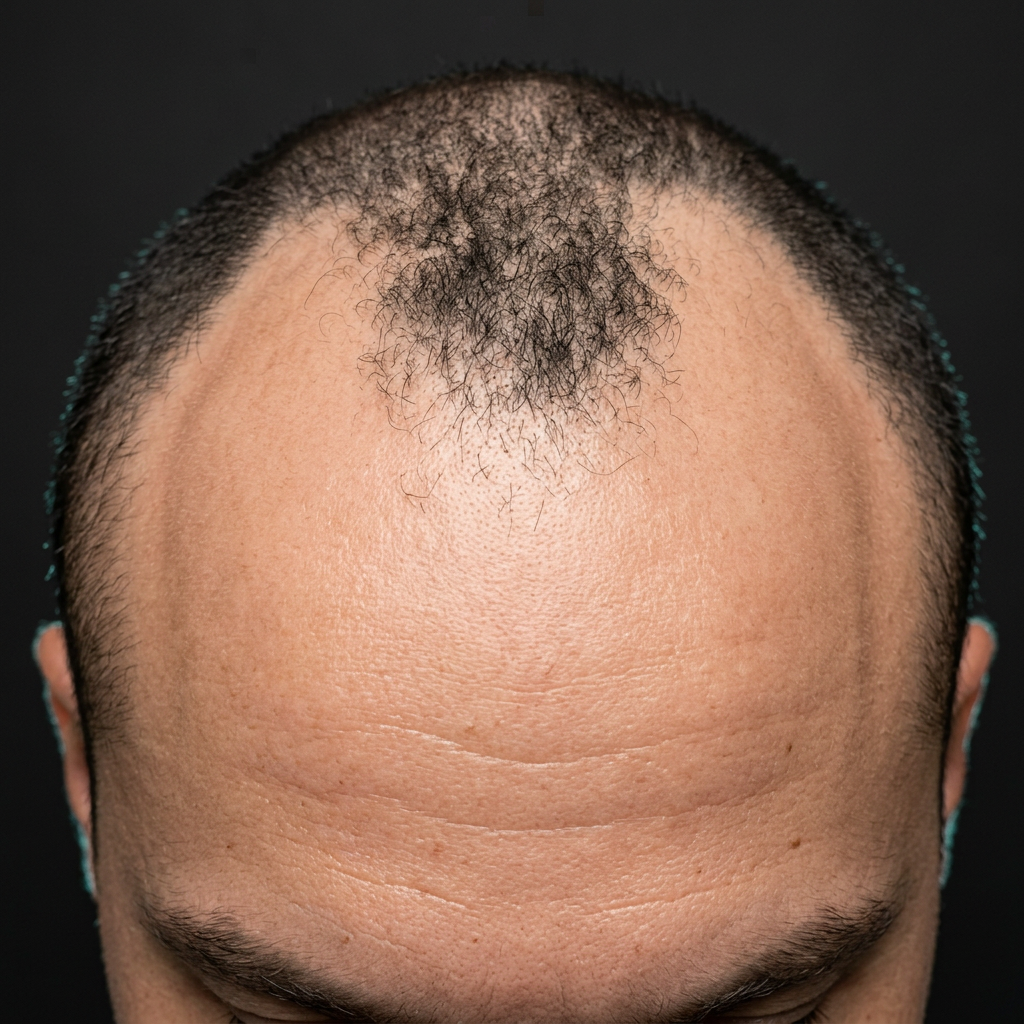 Frontal Hair Restoration before treatment